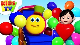 Balloon Song  Bob The Train Rhymes  Children Songs amp Cartoon Videos  Kids TV [upl. by Sarad]