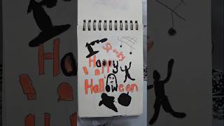 Happy Halloween Drawings With Acylic Marker 2024 [upl. by Tuesday]