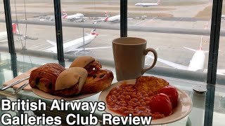 British Airways Galleries Club Lounge South Review  Terminal 5  London Heathrow [upl. by Bess]