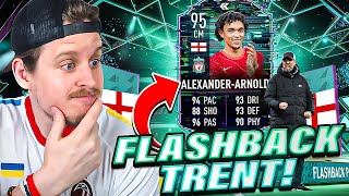 IS HE WORTH 500K 95 Flashback AlexanderArnold Review FIFA 22 Ultimate Team [upl. by Einnol]