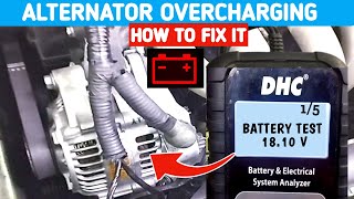 Alternator overcharging  symptoms causes  How to test amp fix it [upl. by Tove]