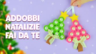 Come creare Addobbi Natalizie  Addobbi per albero di Natale fai da te  DIY Christmas crafts ideas [upl. by Gavra]