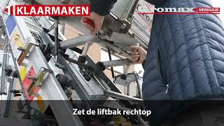 Ladderlift op aanhanger 18 m [upl. by Roban319]