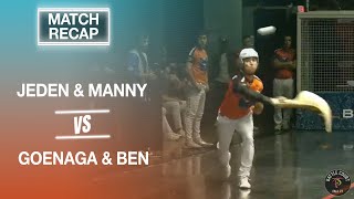 FALL 2023 BATTLE COURT CHAMPIONSHIP  MATCH 1 JEDEN amp MANNY vs GOENAGA amp BEN DIV 4 DOUBLES [upl. by Elleret]