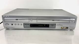 Sony SLVD300P DVD VCR Combo Player VHS Recorder 4 Head [upl. by Gross519]