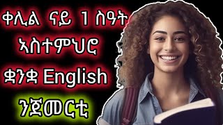 ቀሊል ኣስተምህሮ ቋንቋquot Englishquot ንጀመርቲLearn EnglishLearn Tigrinya [upl. by Ffirahs]