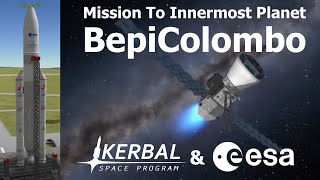 Bepicolombo Mission Comes to Kerbal Space Program Official ESA Collaboration [upl. by Coopersmith]