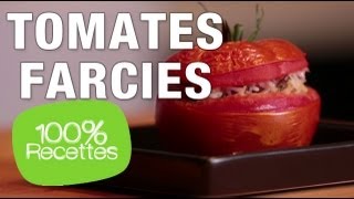 100 recettes  Tomates farcies légères [upl. by Campy]