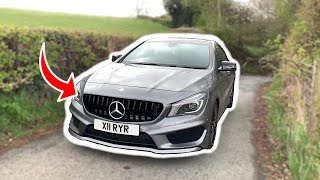 MERCEDES CLA GETS A PANAMERICANA GTR STYLE GRILL LOOKS INSANE [upl. by Leona42]