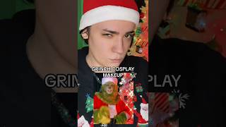 Grinch makeup  TRUST THE PROCESS PLEASE LMFAOO thegrinch grinch christmas [upl. by Siravart956]