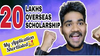 🇨🇦🤍 My Application SHORLISTED for 20 LAKHS Overseas Scholarship for International Students 🤍🇨🇦 [upl. by Kenyon]