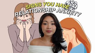 Signs You Have Relationship Anxiety How To HEAL Yourself [upl. by Ahseenal]