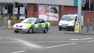 Humberside Police  Proton Impian Incident Response Vehicle And Vauxhall Vivaro Cage Van On Shout [upl. by Calvina]