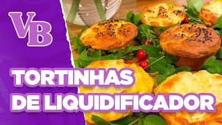 TORTINHAS de liquidificador LOW CARB  Você Bonita 26042024 [upl. by Filahk719]