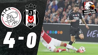 Ajax 40 Beşiktaş  MAÇ ÖZETİ  UEFA AVRUPA LİGİ  Önemli Kareler [upl. by Sorrows239]