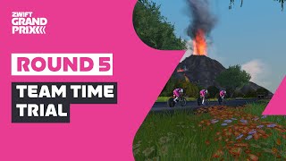 Zwift Grand Prix  Round 5 Women ZRL  Team Time Trial [upl. by Atibat]