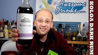 Koloa Kauai Dark Rum Review [upl. by Ellenid]