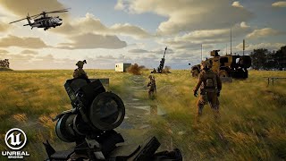 New MILITARY WAR Games in UNREAL ENGINE 5 coming out in 2024  PS5 Xbox Series X PC [upl. by Burl]