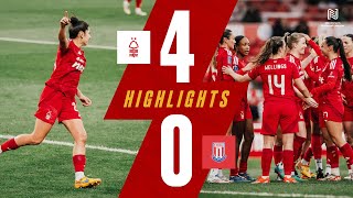 Forest Go Top After City Ground Win 💪  Forest Women 40 Stoke City  Highlights [upl. by Aihsemot]