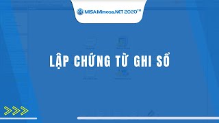 Lập chứng từ ghi sổ  MISA MIMOSANET [upl. by Neyrb]