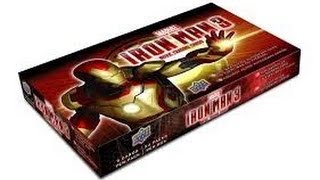 Iron Man 3 Movie Trading Cards Box Break [upl. by Delahk592]