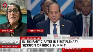 Financial expert Hanan Ramses reviews Egypt’s participation in 16th BRICS Summit [upl. by Nolyd809]