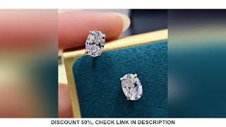 CAOSHI Simple Shiny Ovalshaped CZ Earrings for Female Graceful Lady Versatile Accessories Classical [upl. by Nalor190]