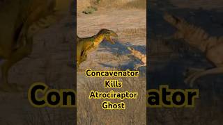 Concavenator kills Atrociraptor Ghost  Jurassic World Evolution 2 [upl. by Hagen251]