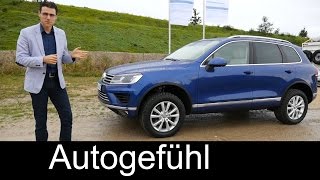 20162015 Volkswagen Touareg review  OFFROAD test ride VW Touareg Facelift  Autogefühl [upl. by Sito]