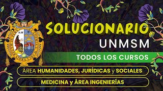 ✅ Admisión UNMSM 2022II 💥 Medicina Área C Área E  EL REAL SOLUCIONARIO [upl. by Tarr804]