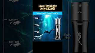 4000LM Underwater Flashlight  Dive Light for Scuba Diving Amazon store HeCloud light divelight [upl. by Gladdy]