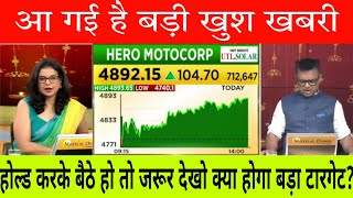 Hero motocorp share lastest news today  hero motocorp share lastest Target [upl. by Arimat770]