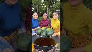 How to cook corn with water melon recipe shortvideo shorts cooking recipe [upl. by Avalsorim]