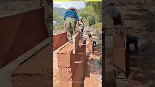 How village people make mud houses attractive and durable। shorts experiment [upl. by Yevrah306]