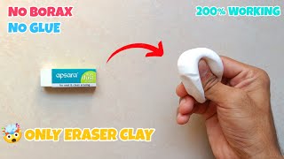 How To Make Clay By Eraser 🤯 DIY SOFT CLAY 🥰 By Apsara Eraser 🔥 200 Working Homemade Eraser clay [upl. by Htebzil]