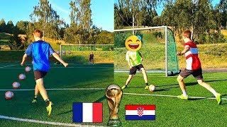 WORLD CUP FINAL 2018 ALL GOALS RECREATED France vs Croatia [upl. by Beora857]