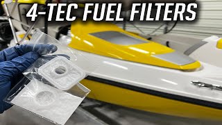 Seadoo Speedster Sportster 4tec Fuel Filter Replacement [upl. by Atnohs831]