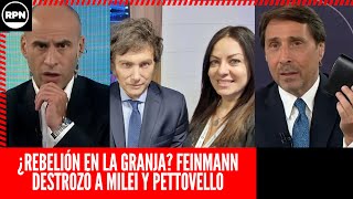 ¿REBELIÓN EN LA GRANJA Feinmann RE CALIENTE con Milei y Pettovello por HAMBREAR al pueblo [upl. by Yasnyl]