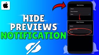 How To HIDE NOTIFICATION PREVIEWS From Lockscreen On Iphone Step By Step [upl. by Mcmaster]