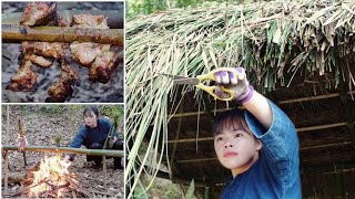 Building a New Life Setting Up a Thatched Roof Episode 2  Vi Hạnh [upl. by Sonaj]