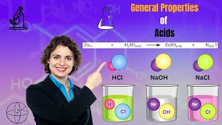 General properties of Acids explainedClass 10Chemistry lecture [upl. by Rai]