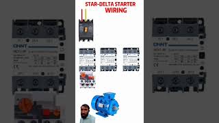 Star delta starter wiring electrical electric stardelta starter tools electrictrick358 [upl. by Leede]