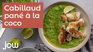 Recette du cabillaud pané à la coco [upl. by Almeeta]