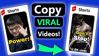 How to Copy VIRAL Motivational Shorts amp Reels for MILLIONS of views [upl. by Fifi594]