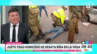 Justo tras homicidio ocurrido en La Vega se desata riña  Tu Día  Canal 13 [upl. by Rech]