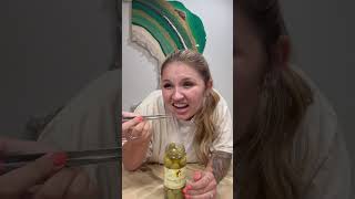 🌟FOOD REVIEW 🌟 BUCEES STUFFED OLIVES PART 2🌟 RATING 110 🌟 shorts foodreview mukbang olives [upl. by Ingra445]