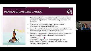 Ponencia de Núria Homedes ¿ Quien protege a los participantes en ensayos clínicos PARTE 4 [upl. by Aerdnahs]