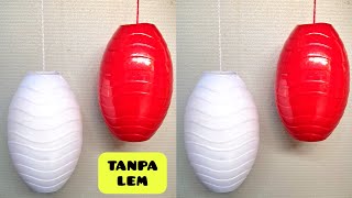 Hiasan kelas 17 agustus kreatif  Lampion dari botol bekas yang unik dan mudah [upl. by Hecker]