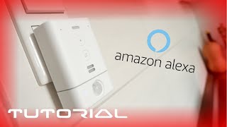 Alexa schlägt Alarm Alexa als Alarmanlage einrichten mit Echo Flex und Bewegungsmelder 🚨🚔🚨👮‍♂️ [upl. by Yentruocal]