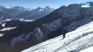 Schneeschuhwandern Scheibenkaser am Untersberg [upl. by Ignaz]